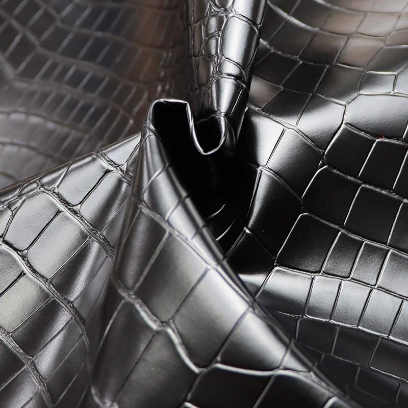 Krokodillekorn kunstig kunstig PVC-skinn Home Decor Stoff