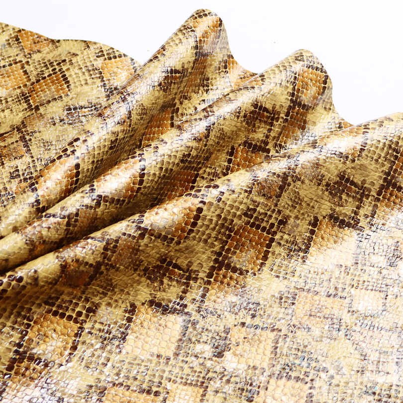 Crystal Snake Skin Sko Vesker PU imitert skinn