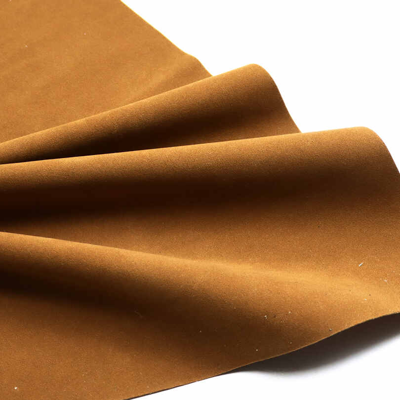 Dobbel side semsket PU syntetisk lær klesstoff