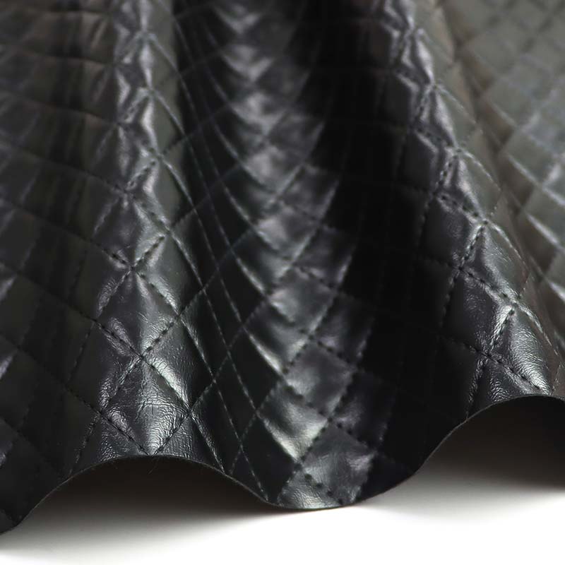 Diamond Pattern Home Polstring PVC imitert skinn