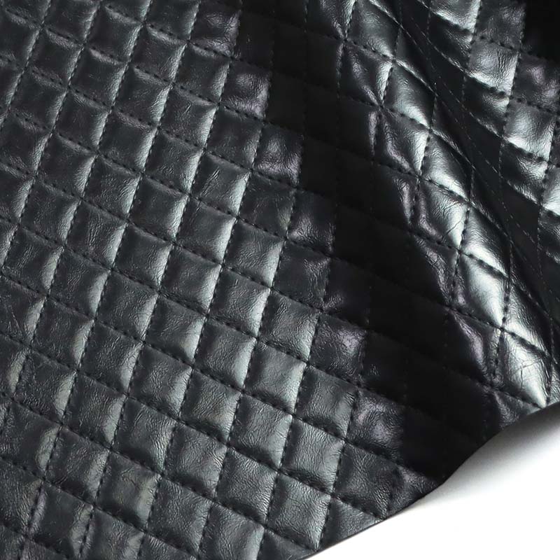Diamond Pattern Home Polstring PVC imitert skinn