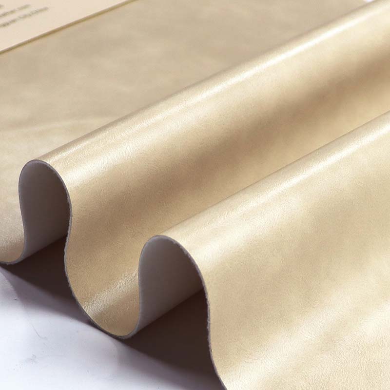 Tofarget oljet PVC imitert skinn sofastolstoff