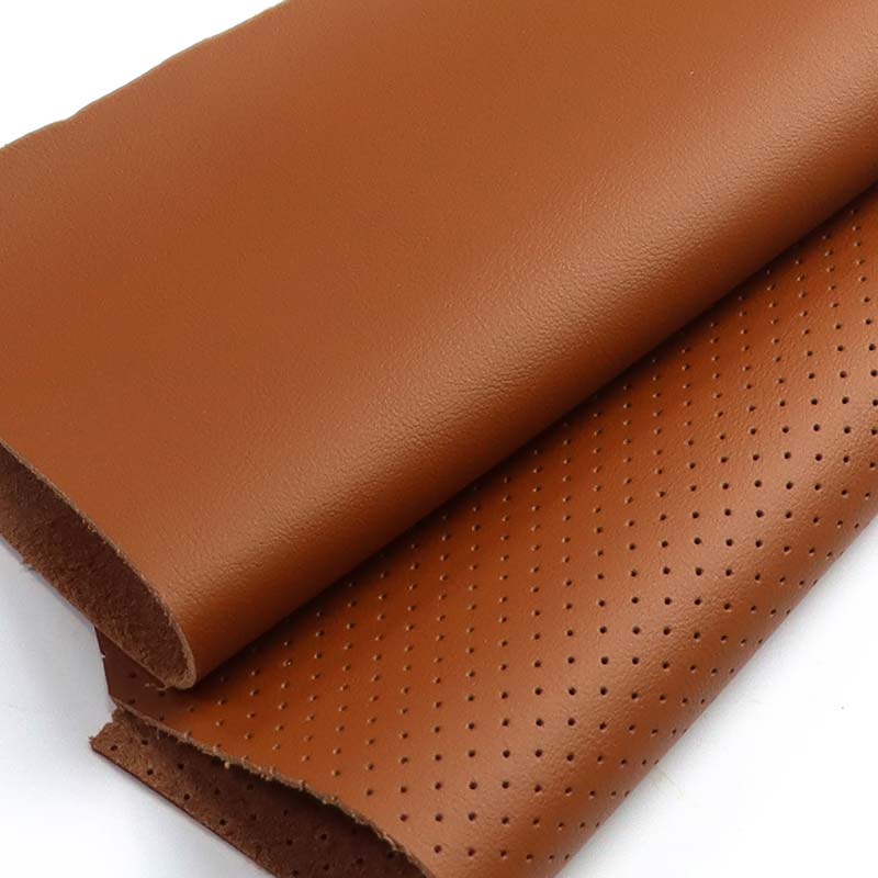 Perforert mikrofiber skinn Punching Biler Seter Interiørstoff