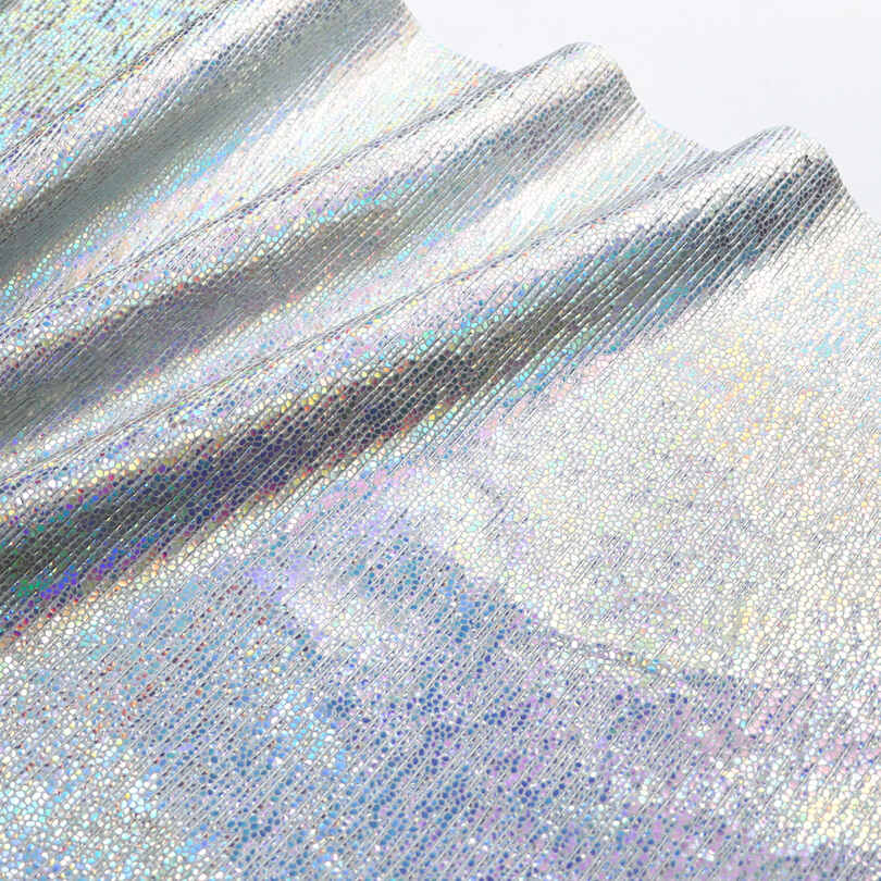 Metallic Crackle iriserende sko Vesker PU kunstskinnstoff