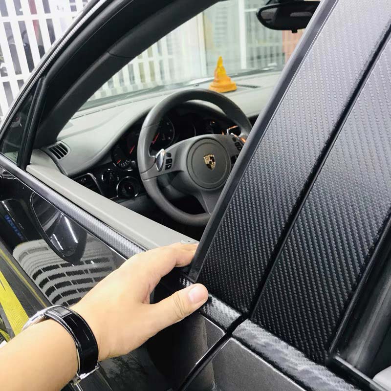 Karbonfiber PVC syntetisk skinn kunstig bilinteriørstoff