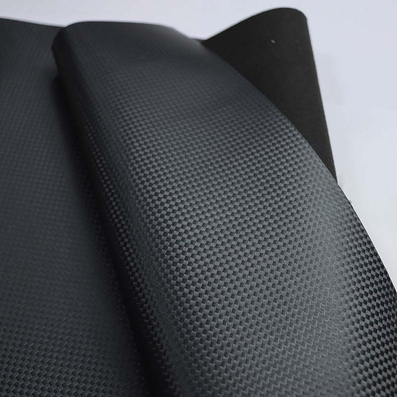 Karbonfiber PVC syntetisk skinn kunstig bilinteriørstoff
