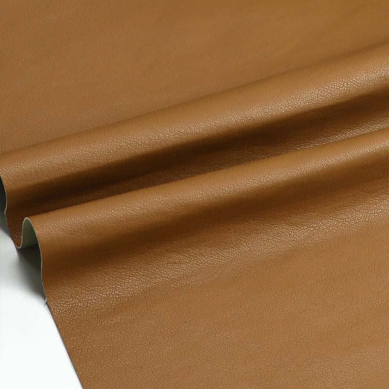 Supermyk strikkebakside PU-lær Klærmateriale